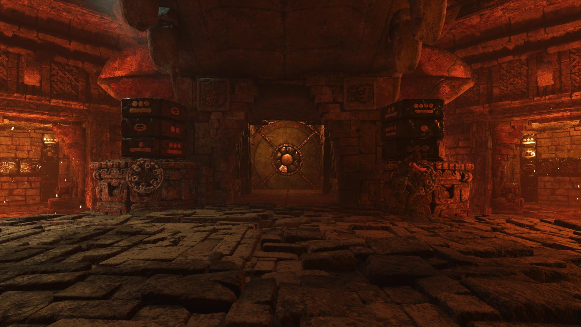 The Mayan calendar puzzle in the tomb in Kuwaq Yaku from Shadow of the Tomb Raider.