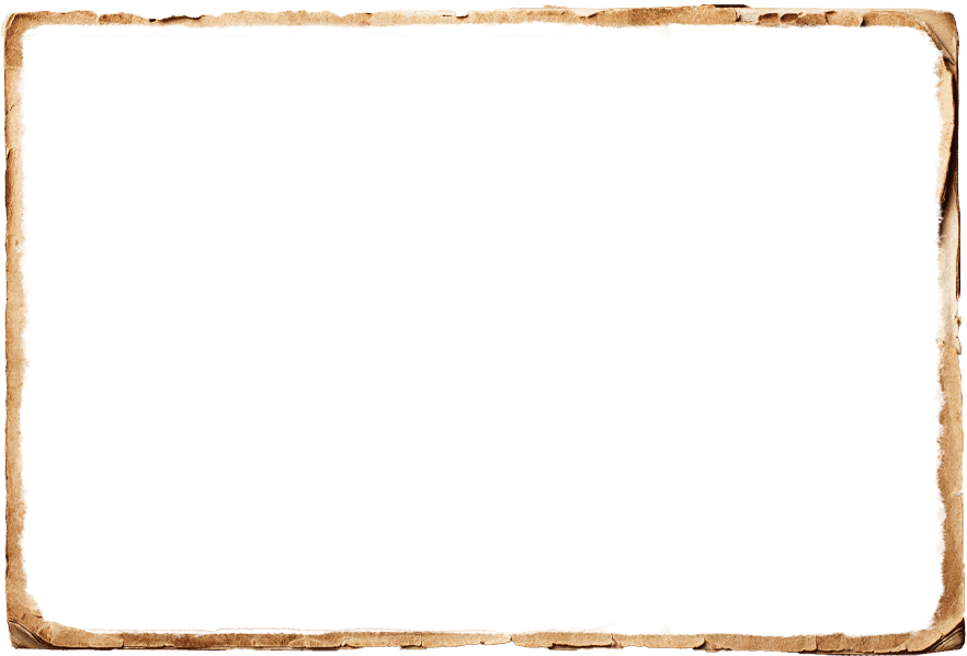 A paper frame around the image