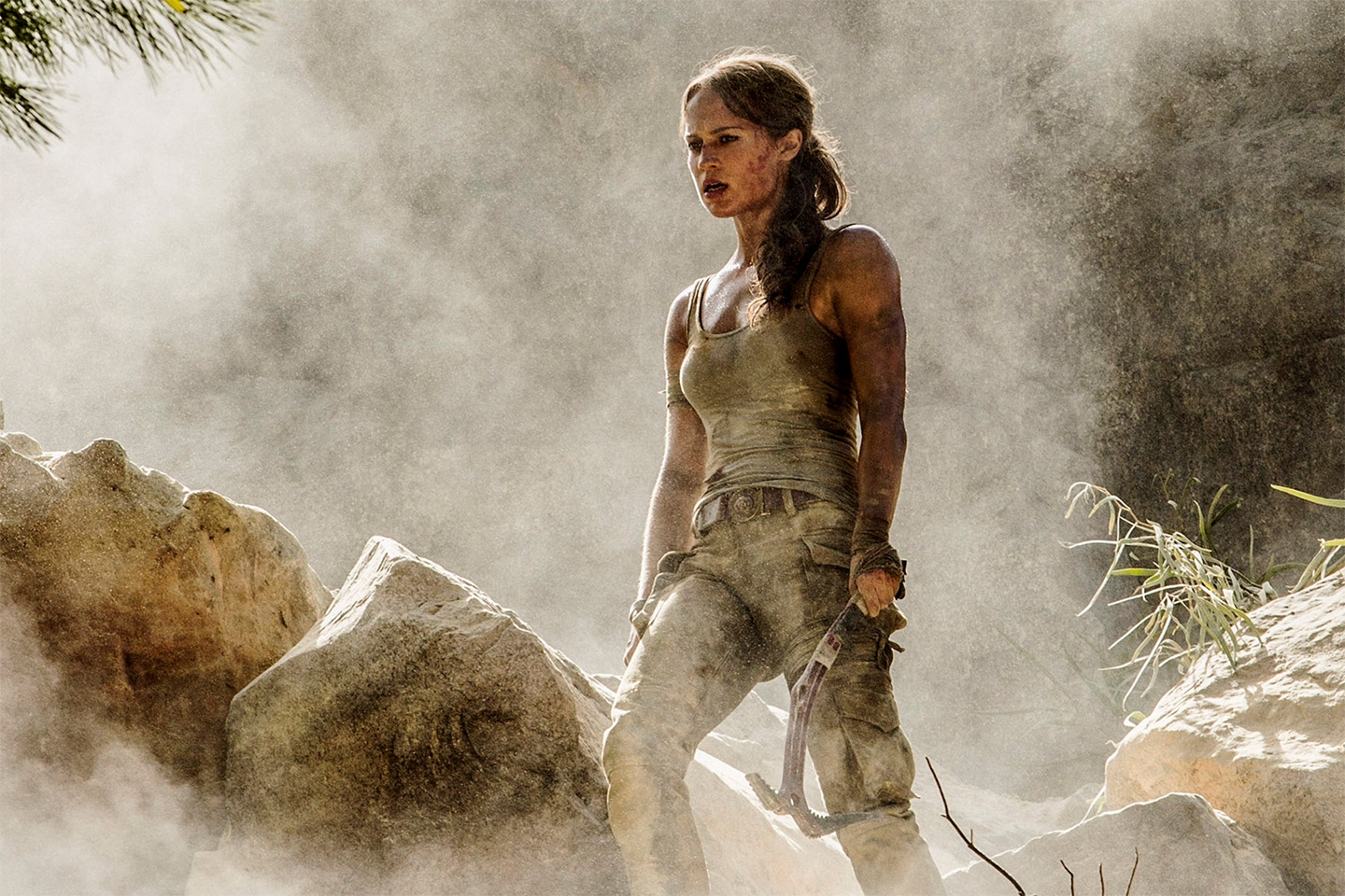 Alicia Vikander in Tomb Raider 2018