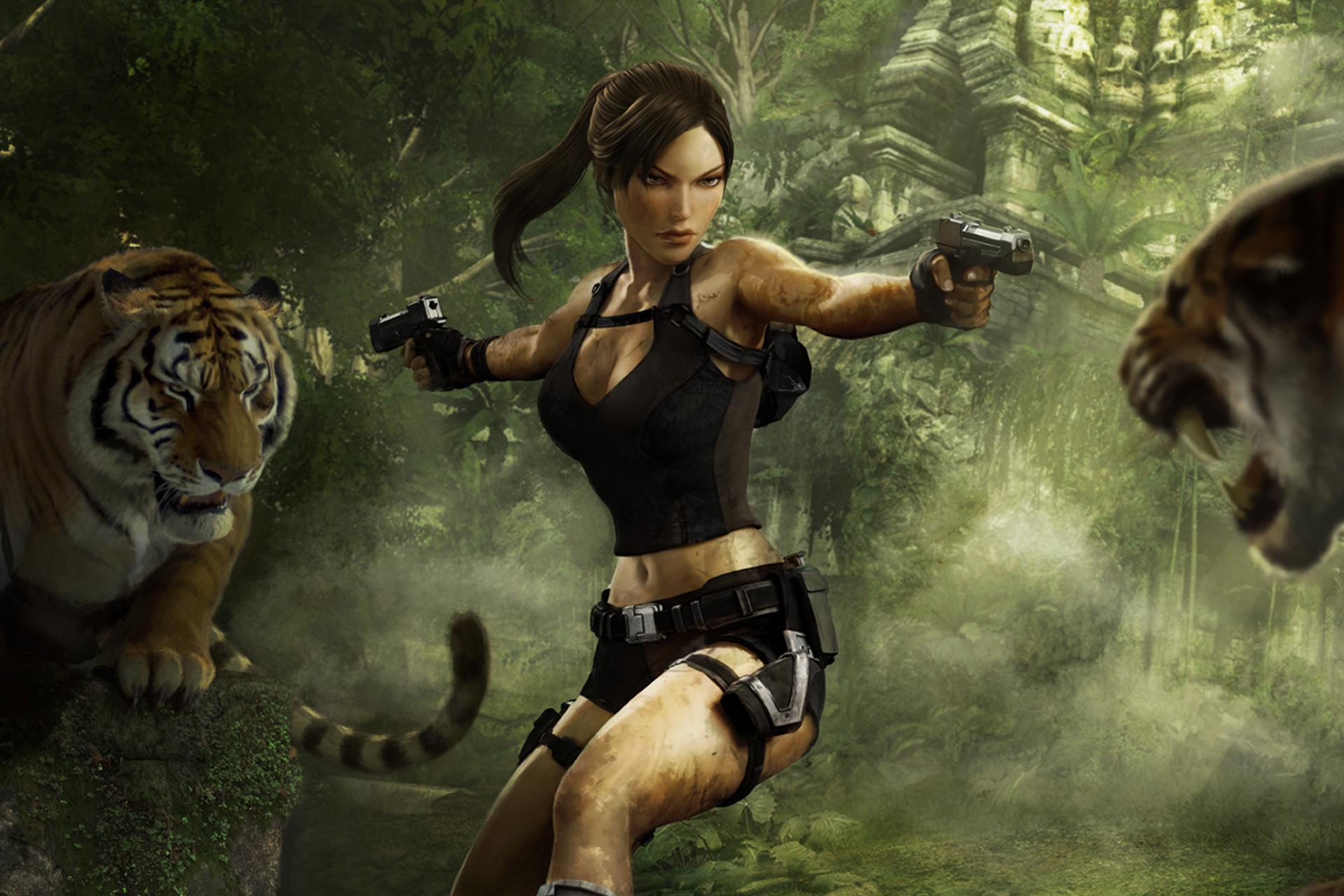 Lara Croft in Tomb Raider: Underworld.