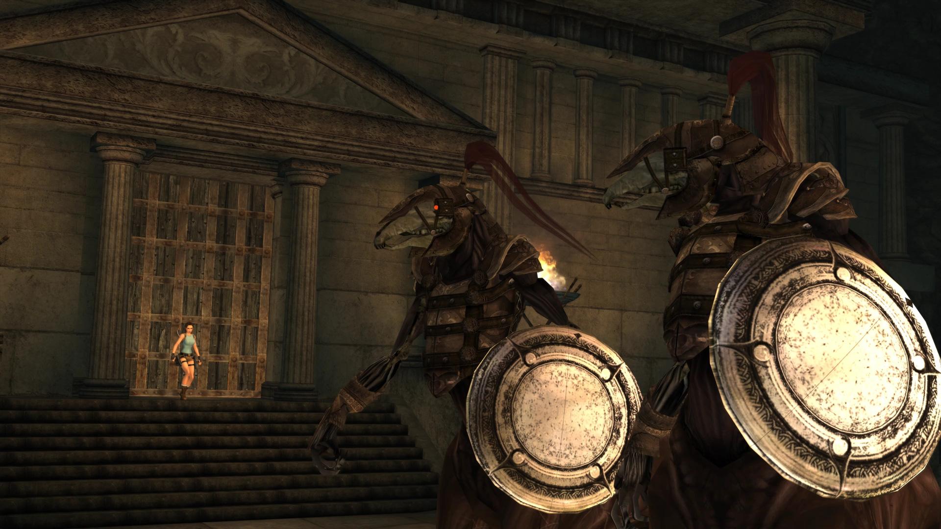 Screenshot of the Centaurs from Tomb Raider: Anniversary