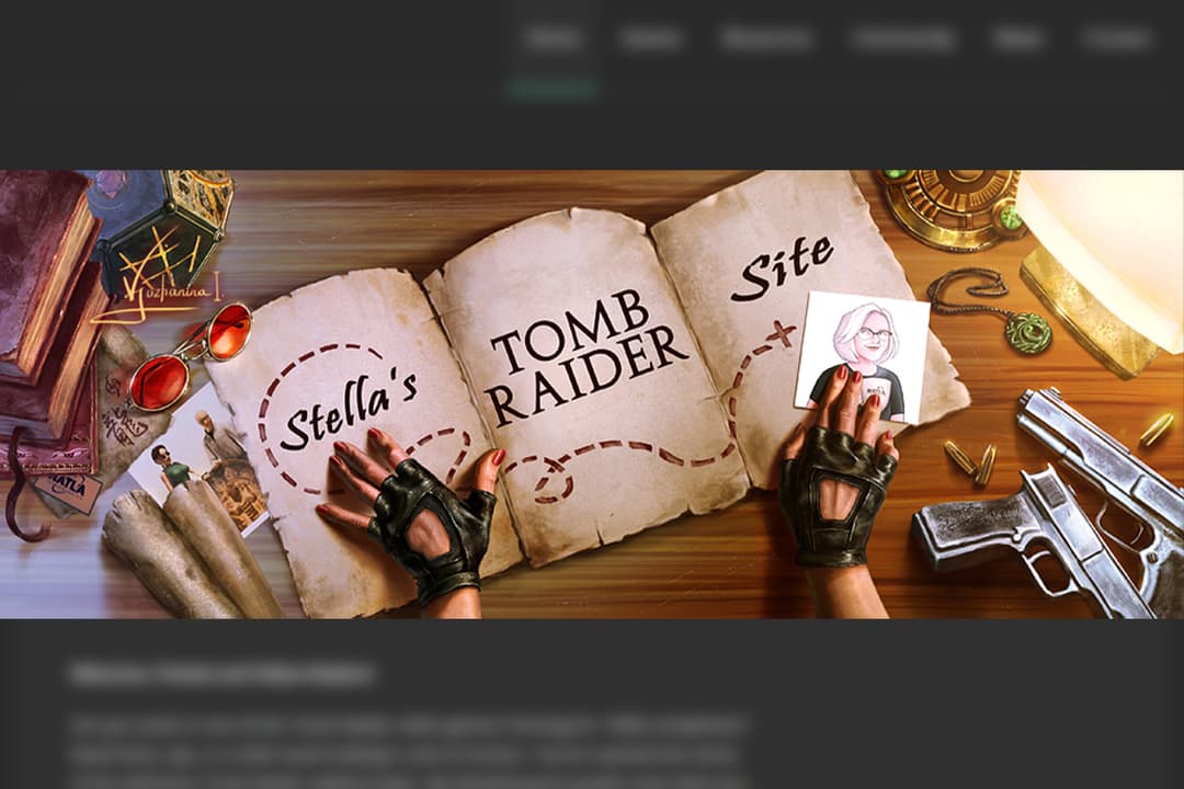 Stella's Website Header