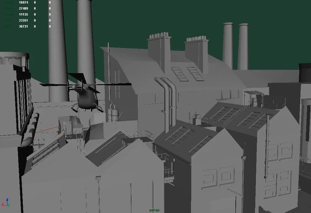 Industrial Rooftops wip