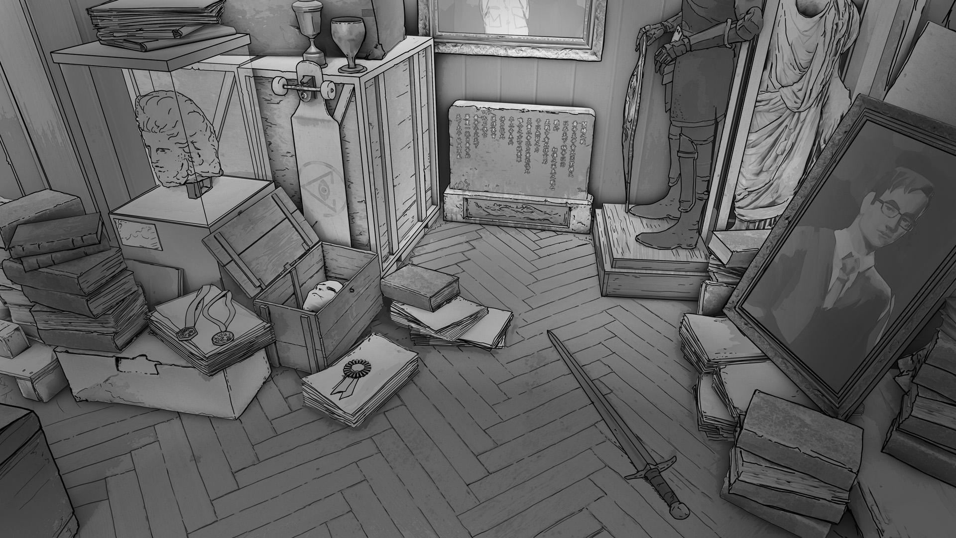 Croft_Manor_Artifact_Vault_BW