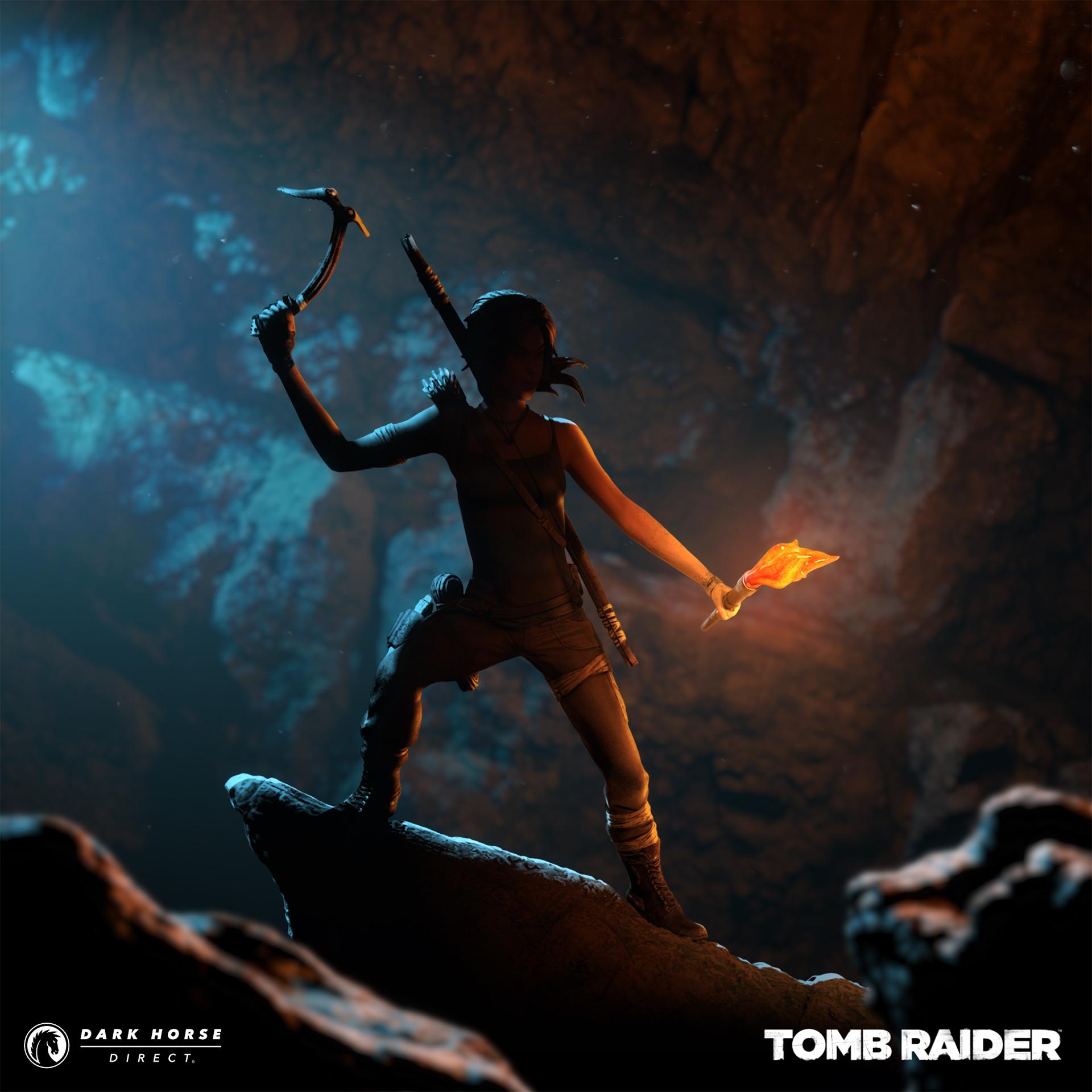 Tomb Raider Statue Teaser