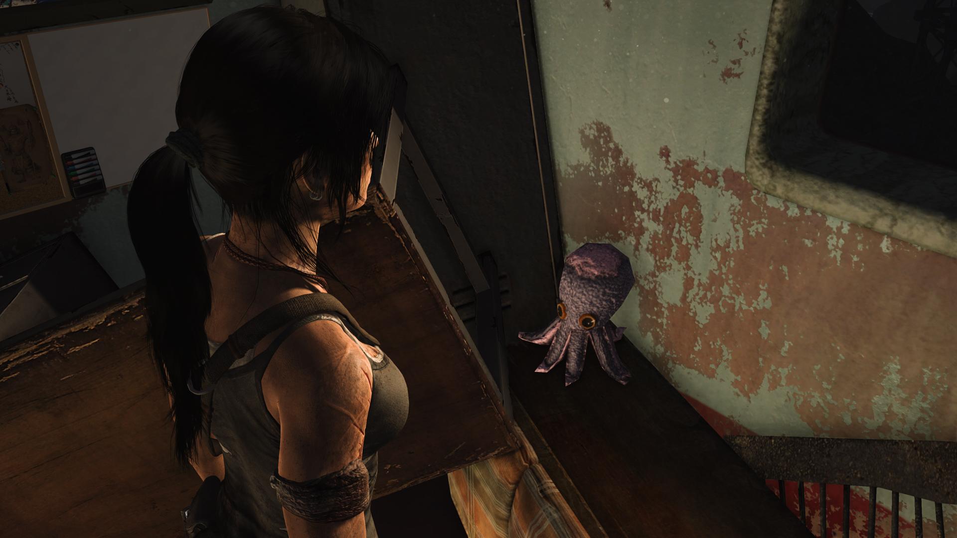 Octopus plushie found in Tomb Raider (2013)