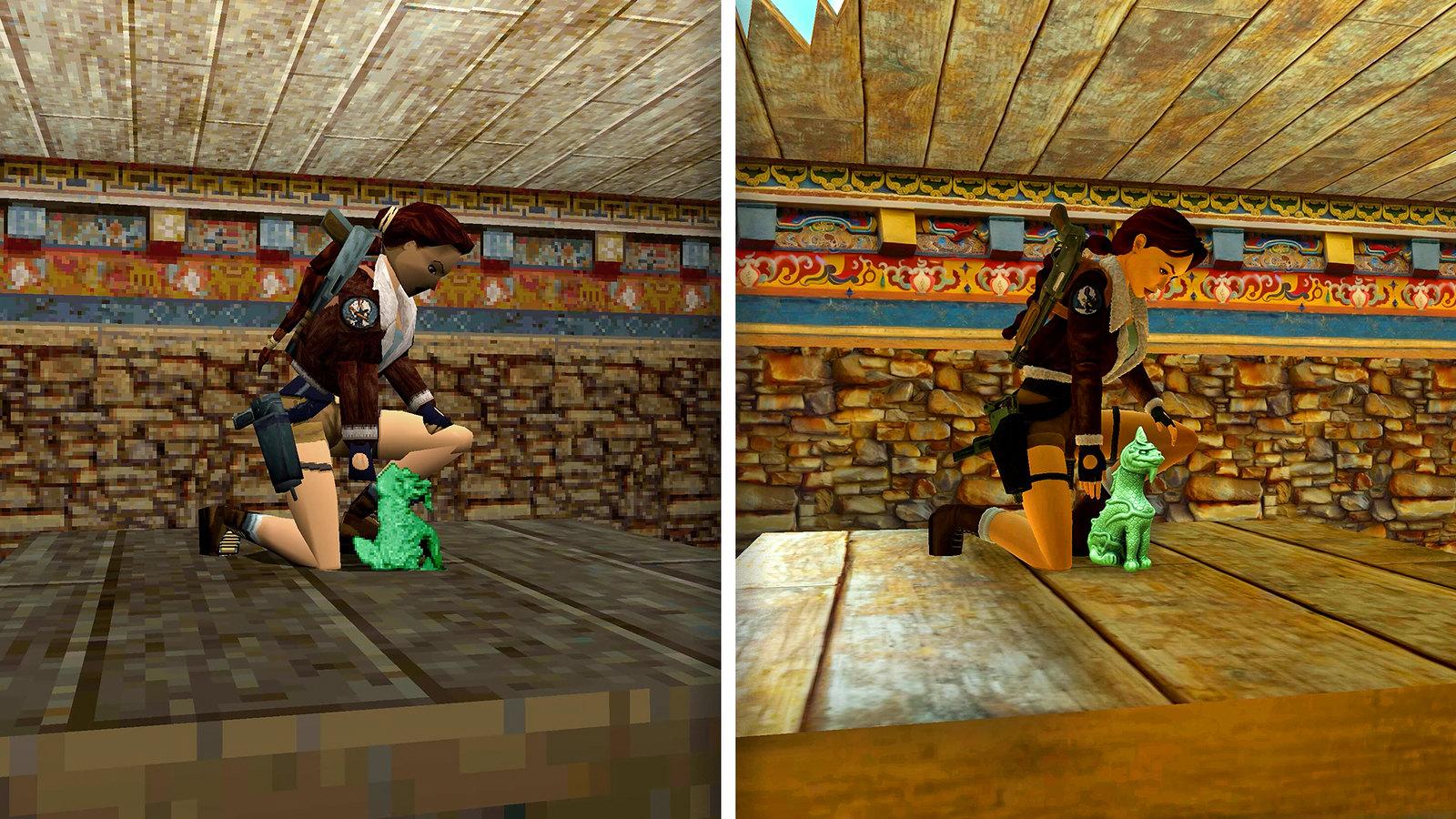 An image showcasing original 2D item sprites vs new 3D ones. 
