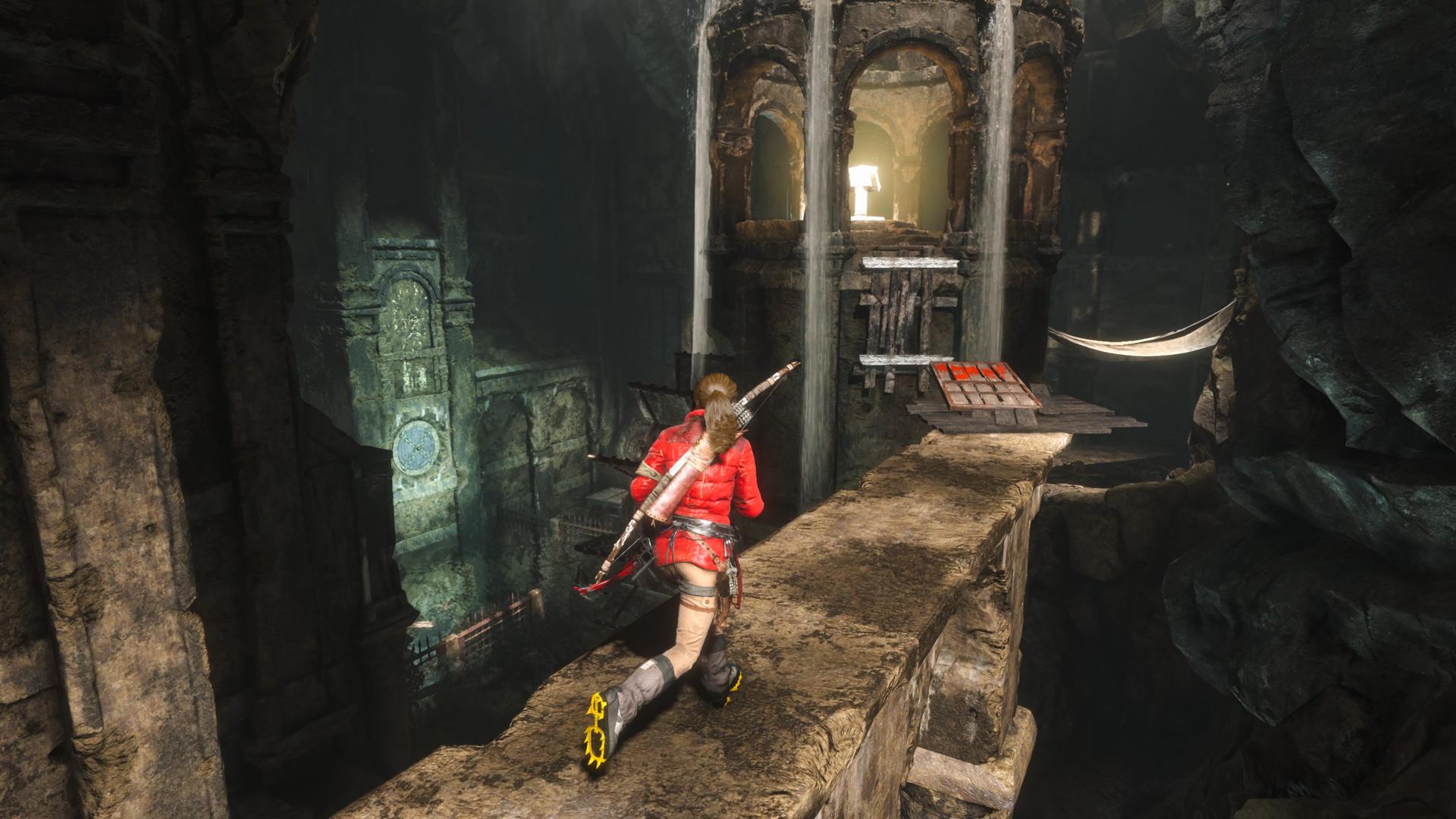 The Ancient Cistern puzzle from Rise of the Tomb Raider.