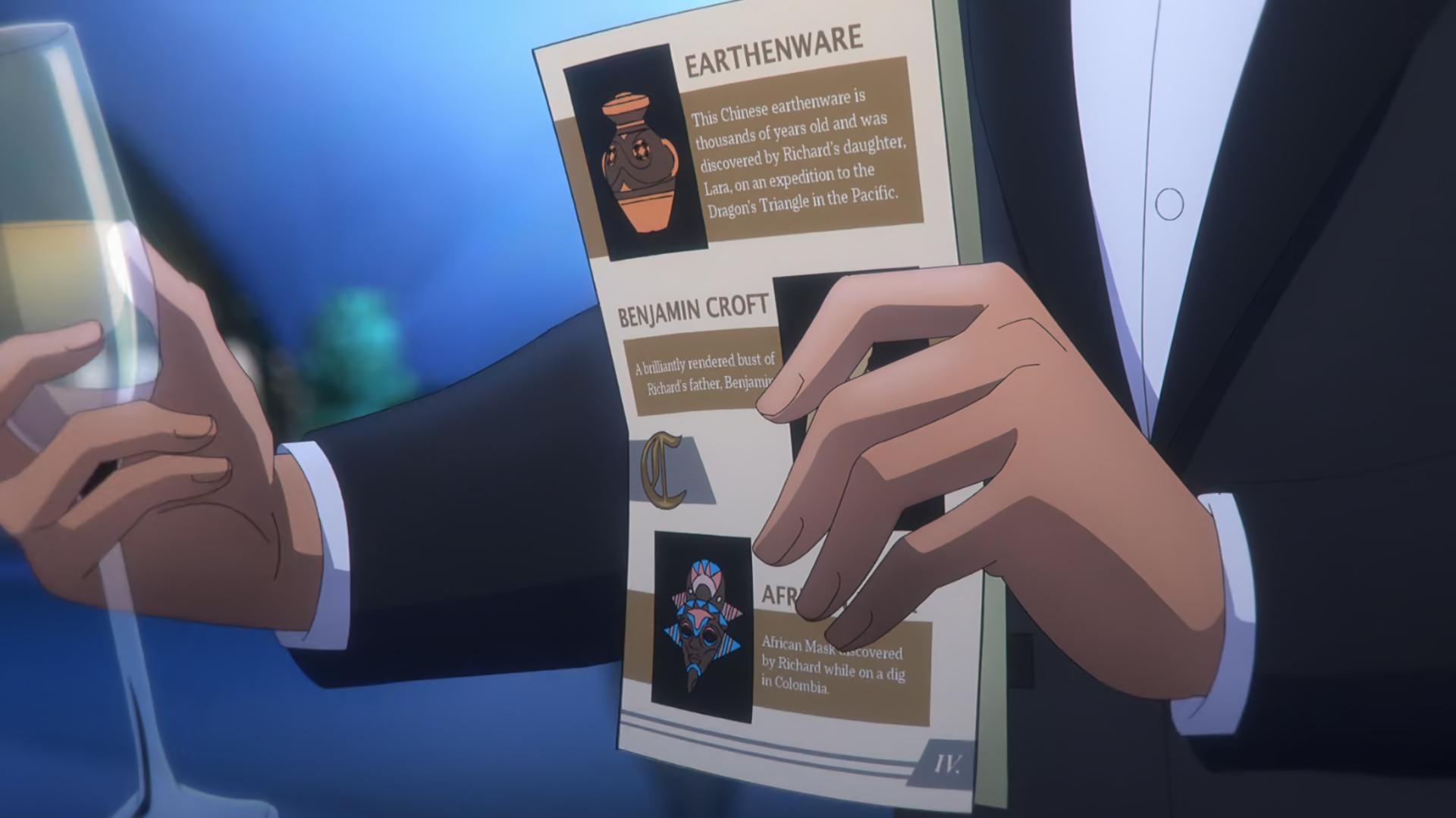 TOMB Ep 101 Easter Egg Benjamin Croft Bust (Screenshot)